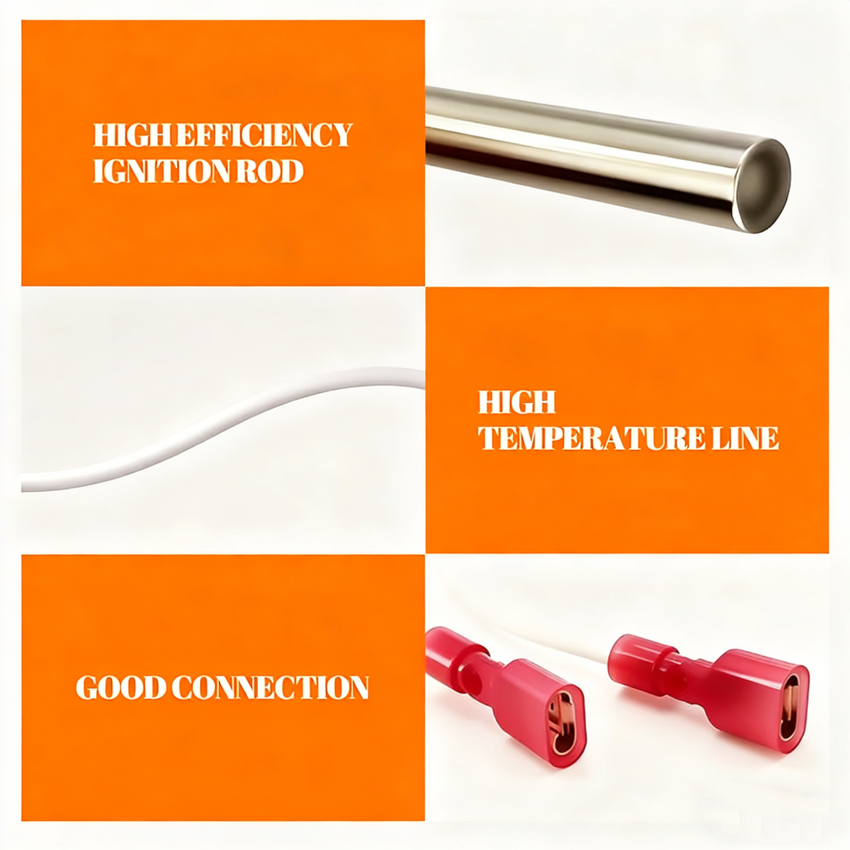 VANORM 66608-SPFL Pellet Stove Igniter Stainless Steel 120V 300W Cartridge Heater Medium-Temperature - Pilt 4