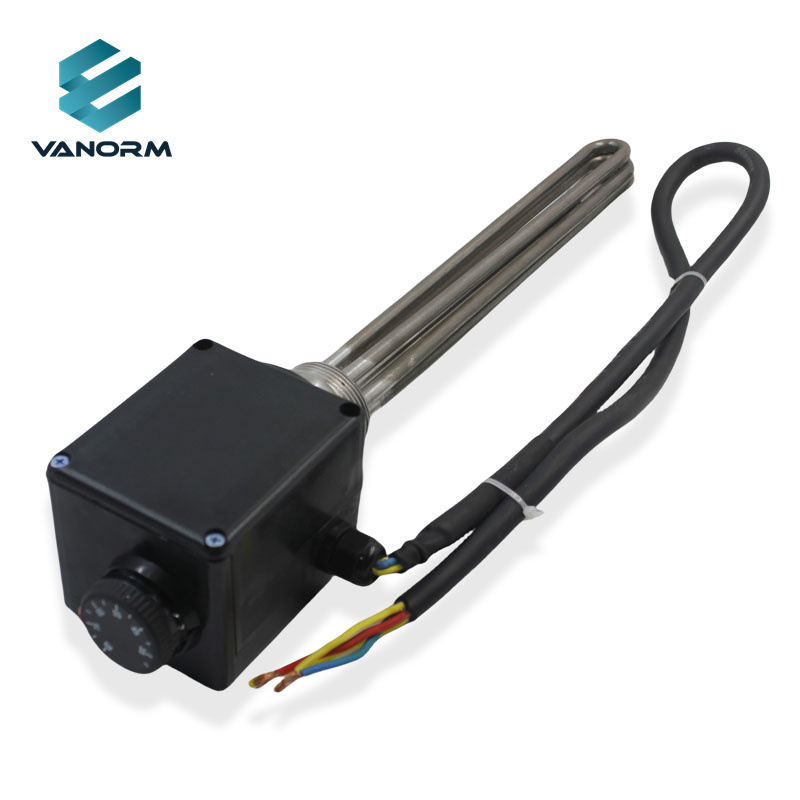 Electric Flange Immersion Heater with Thermostat for Water/Oil Tank Industrial Heating Element
