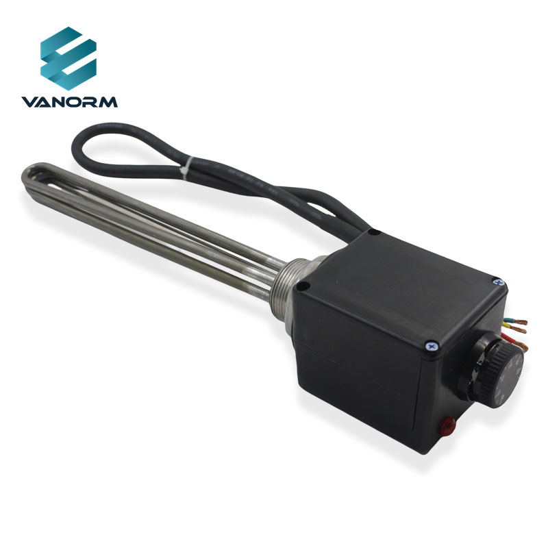 Electric Flange Immersion Heater with Thermostat for Water/Oil Tank Industrial Heating Element - Slika 3