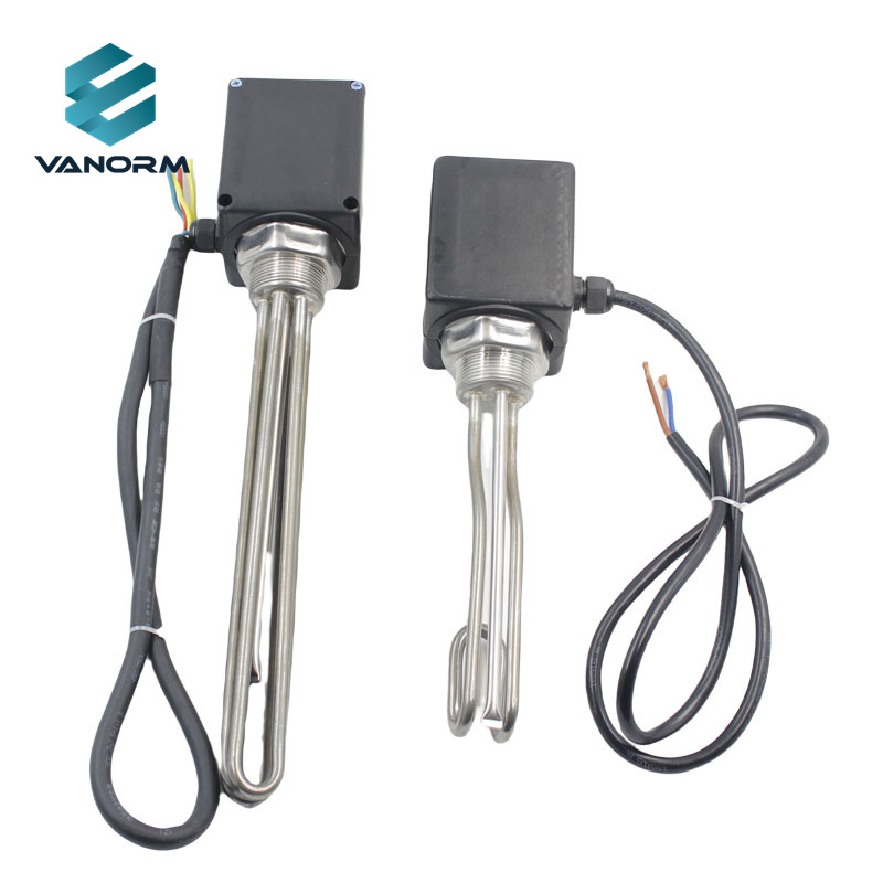 Electric Flange Immersion Heater with Thermostat for Water/Oil Tank Industrial Heating Element - Slika 5