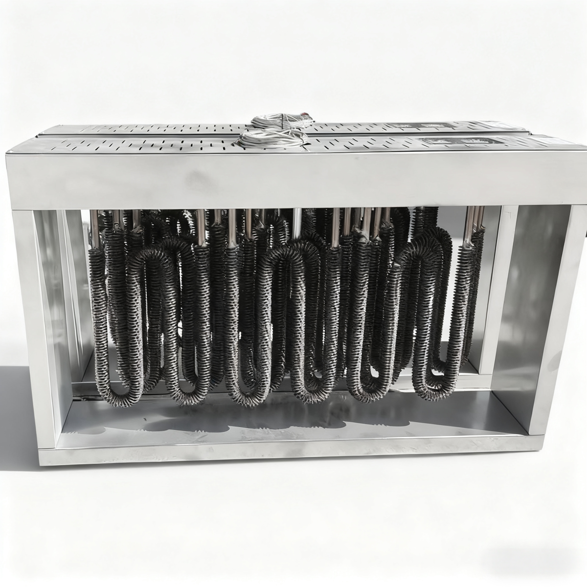 VANORM Factory Competitive Price 220V Electric Stainless Steel Industrial Air Duct Frame Heater Farm Use Customizable Heating 2 - Immagine 2