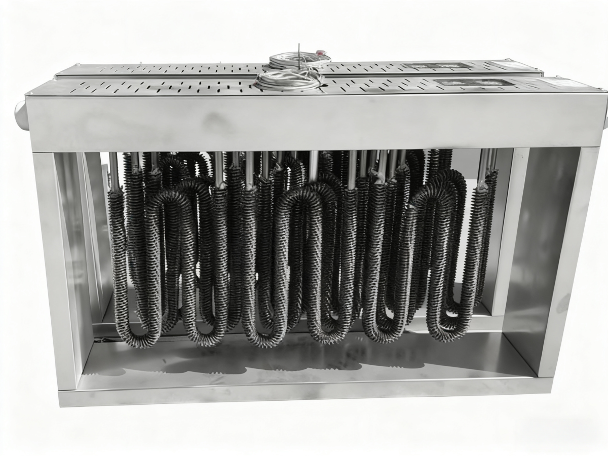VANORM Factory Competitive Price 220V Electric Stainless Steel Industrial Air Duct Frame Heater Farm Use Customizable Heating 2 - Slika 5