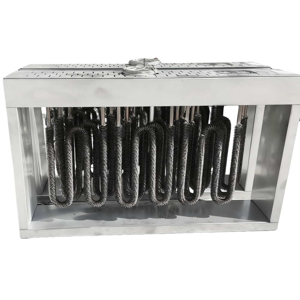 Electric Stainless Steel Industrial Air Duct Frame Heater for Farm Use Customizable Heating Air Finned Tube Heating Element