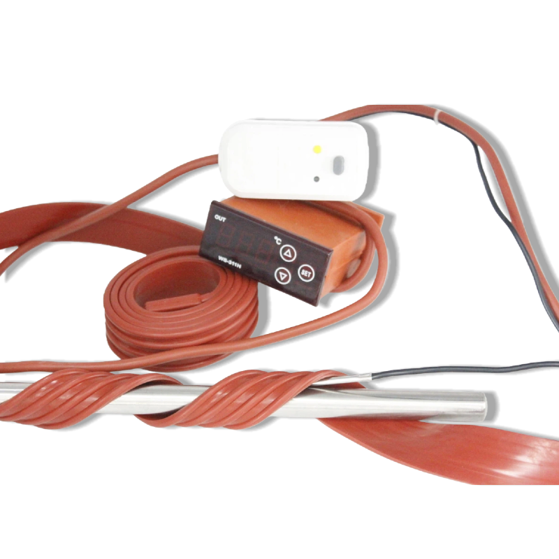 15mm 20mm 25mm Flexible Electric Heating Strip Belt Spiral Silicone Rubber Heater Tape Heating Element 12V 24V 48V 230V - Изображение 3