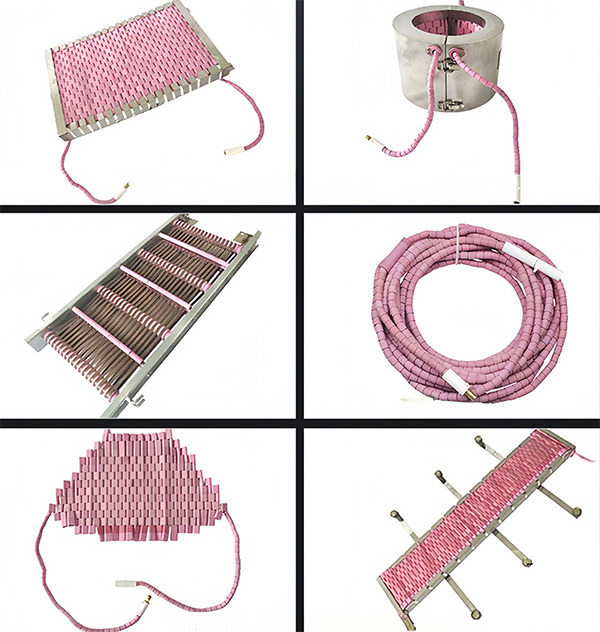 High-temperature Ceramic Heating Belt LCD Crawler-type Heat Treatment Sheet Pipe Welding Preheating Annealing Heating element - Billede 5