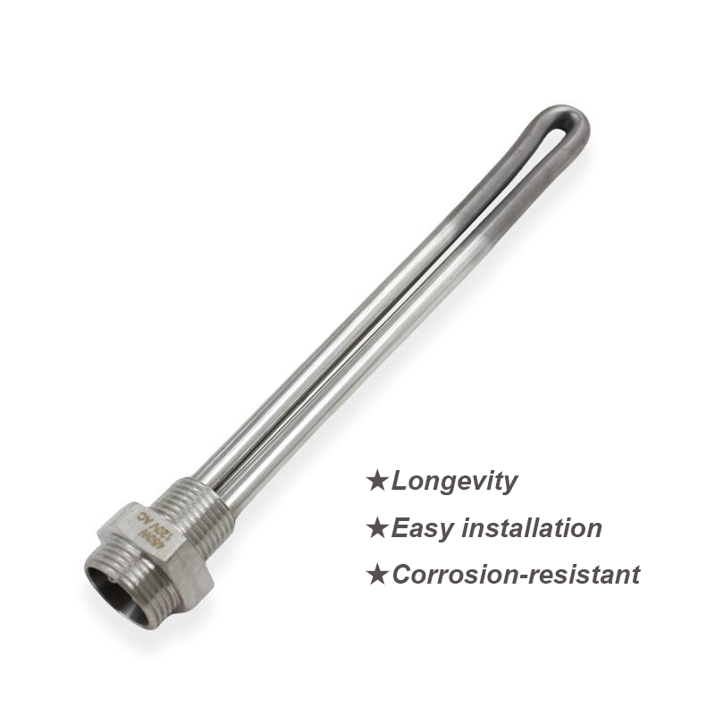 1/2" NPT Thread Engine Block Heater Stainless Steel Tubular Immersion Heating Element for Oil Pan Heater 120V 450W - Image 2