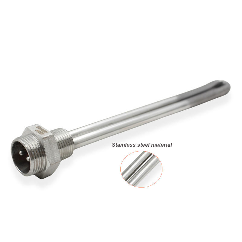 1/2" Élément chauffant à Immersion tubulaire en acier inoxydable, filetage NPT, bloc moteur, chauffage de carter d'huile, 120V, 450W - Image 4