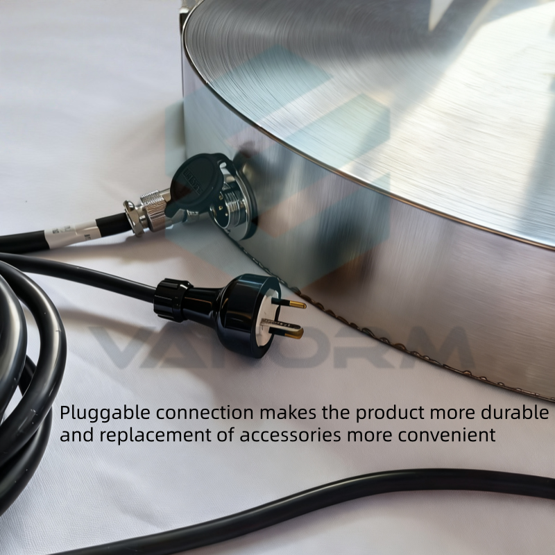 Stainless Steel Material Insulation Silicone Rubber Heater Round Electric Heating element Drum Base Heater Barrel Bottom Heater - Billede 3