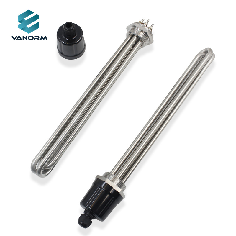 3kw/5kw/6kw/9kw/12kw/15kw Electric Industrial Tubular Immersion Water Heater for Liquid Heating element - Image 3