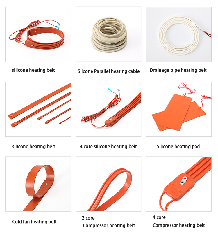 15mm 25mm 30mm 220V Silicone Heating Belt Heater for air Conditioner Compressor Motor Submersible Water Pump - Bild 6