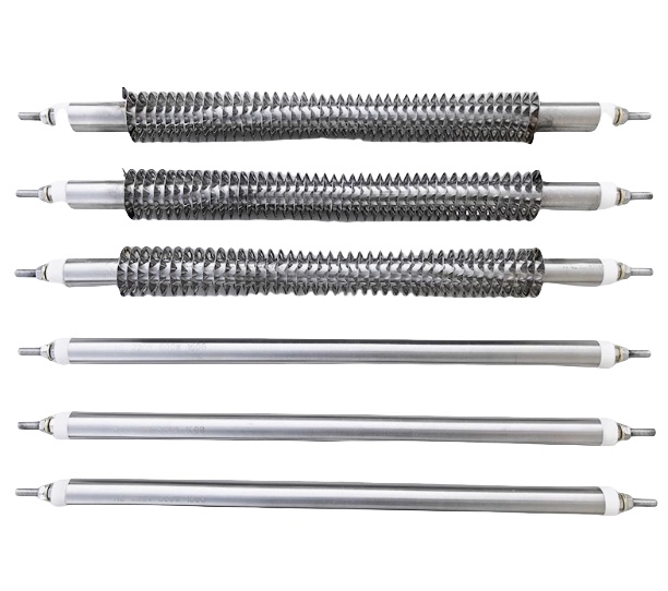 220V Straight-type Oven Heating Element Stainless Steel Dry-burning Fins Painted Housing Electric Drying Machine Heating Tube - Bild 2