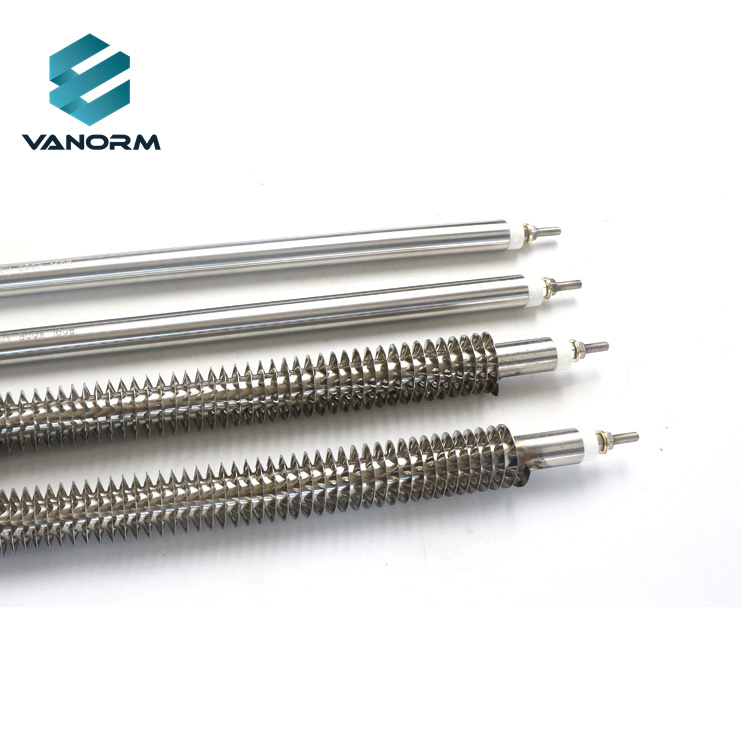 220V Straight-type Oven Heating Element Stainless Steel Dry-burning Fins Painted Housing Electric Drying Machine Heating Tube - Bild 6