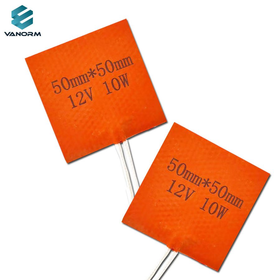 12V 24V 110V 120V Flexible Silicone Rubber Strip Belt Heater 10W 50W 60W 80W 100W - Imagen 2