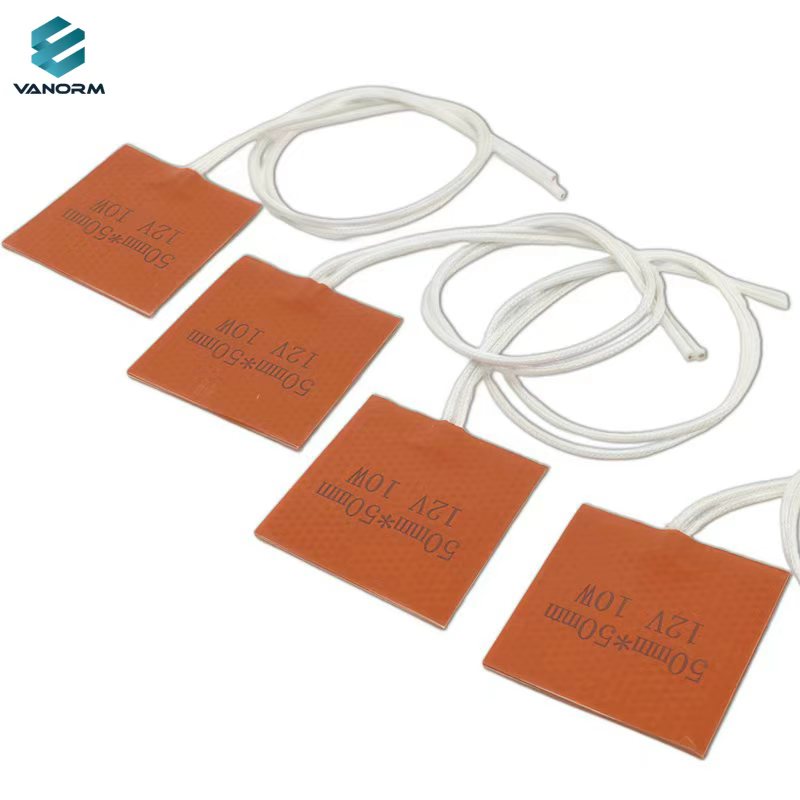 12V 24V 110V 120V Flexible Silicone Rubber Strip Belt Heater 10W 50W 60W 80W 100W - Imagen 3