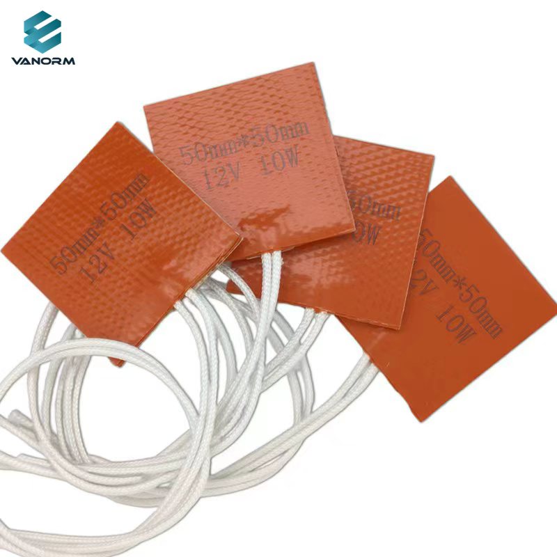 12V 24V 110V 120V Flexible Silicone Rubber Strip Belt Heater 10W 50W 60W 80W 100W - Imagen 5