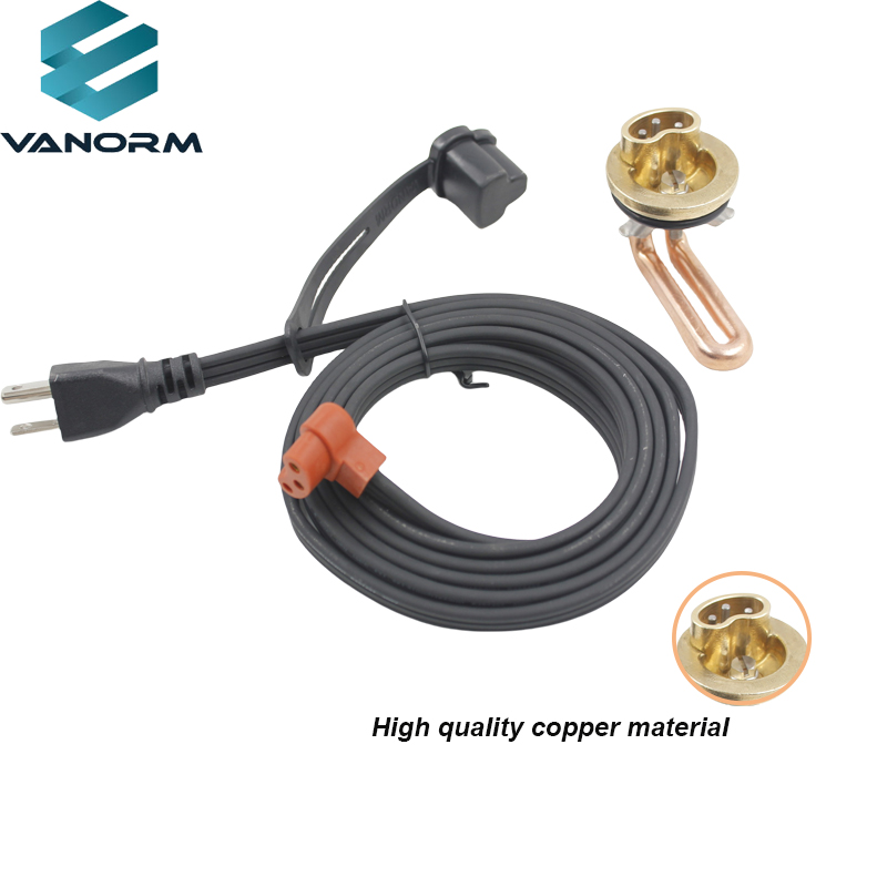3100130 Engine Block Heater Tubular Heater for Chevrolet and GMC 2001-2008 V8 -6.6L, 40mm Diameter 120 ボルト 1000 ワット - Image 3
