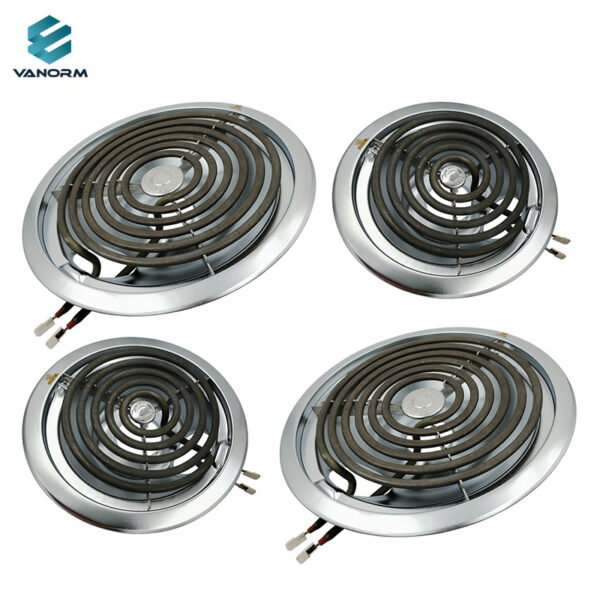 321 Stainless Steel Oven Heating Element Electric Coil Tubular Heater With Drip Pans WB30M1 WB30M2 4pcs Per Set