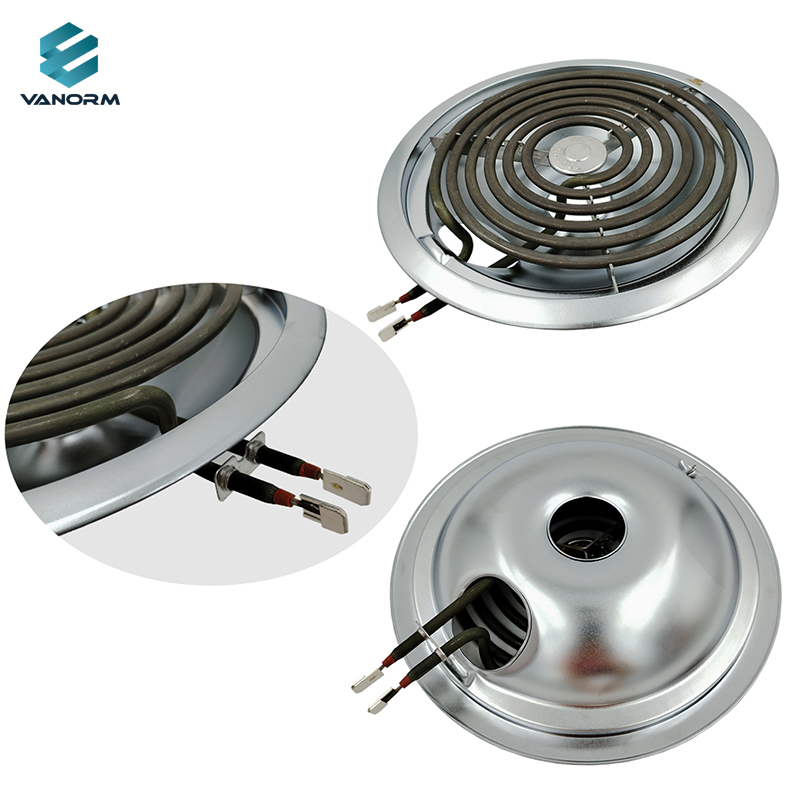 321 Stainless Steel Oven Heating Element Electric Coil Tubular Heater With Drip Pans WB30M1 WB30M2 4pcs Per Set - ภาพ 3