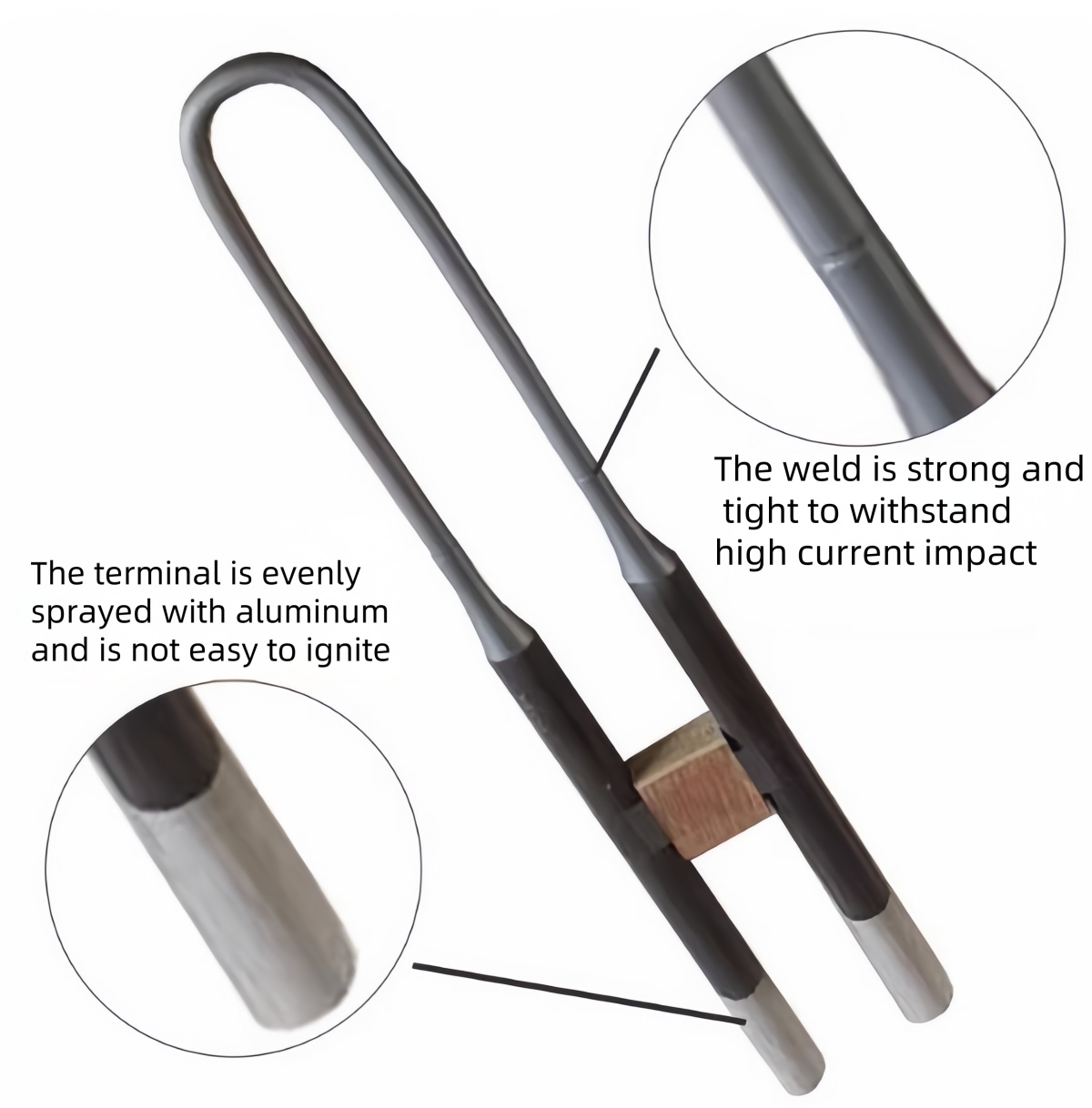 1800 Degree Silicon Molybdenum Rods MoSi2 Heating Element for Muffle Furnace High-Temperature Heating Equipment - Image 2
