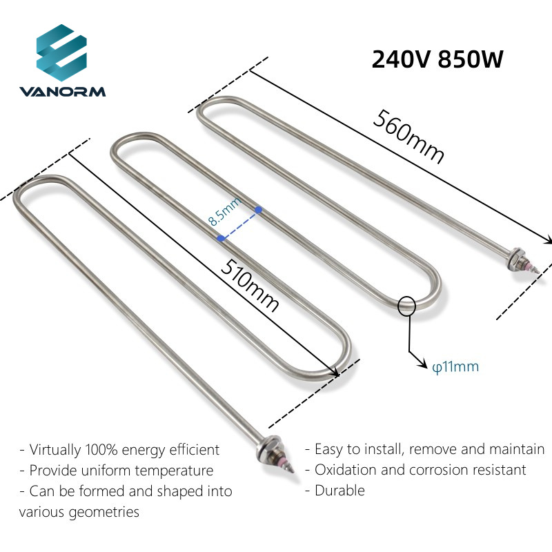 120V 220V 800W 1000W 2500W 5000W or Custom Watt & Volt Electric Oven Heating Element for Smoker/Oven/Grill - Bild 4