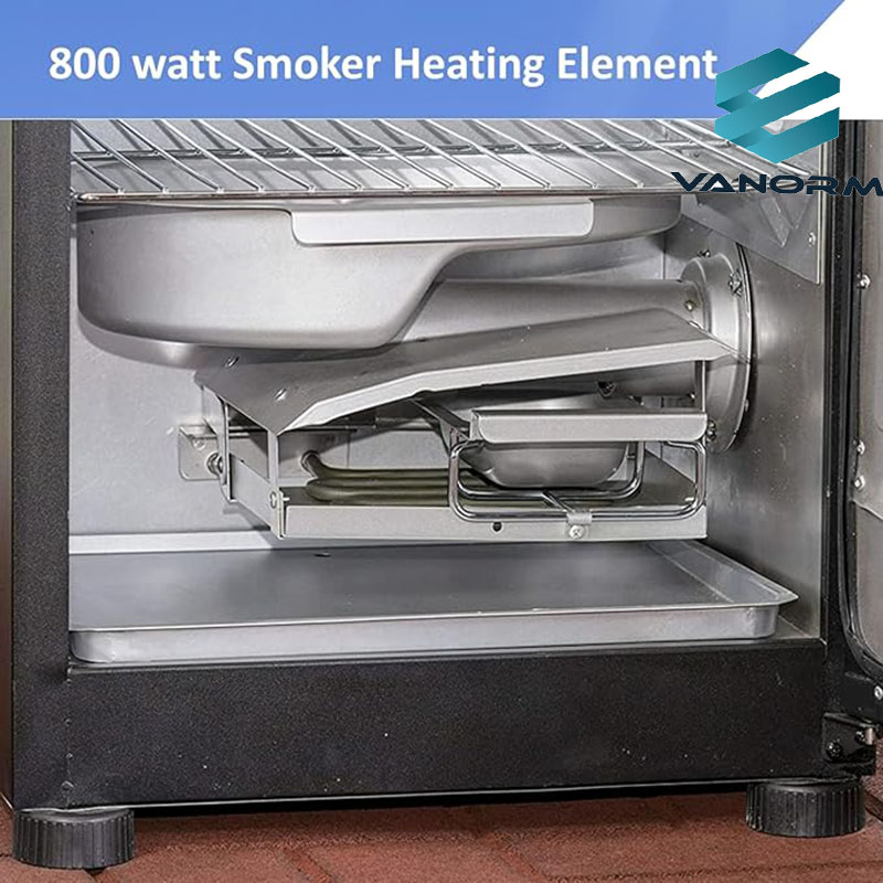 OEM 120V 1200W Replacement Electric Smoker Heating Element Kit High Temperature Electric Smoker Equipment - 画像 5