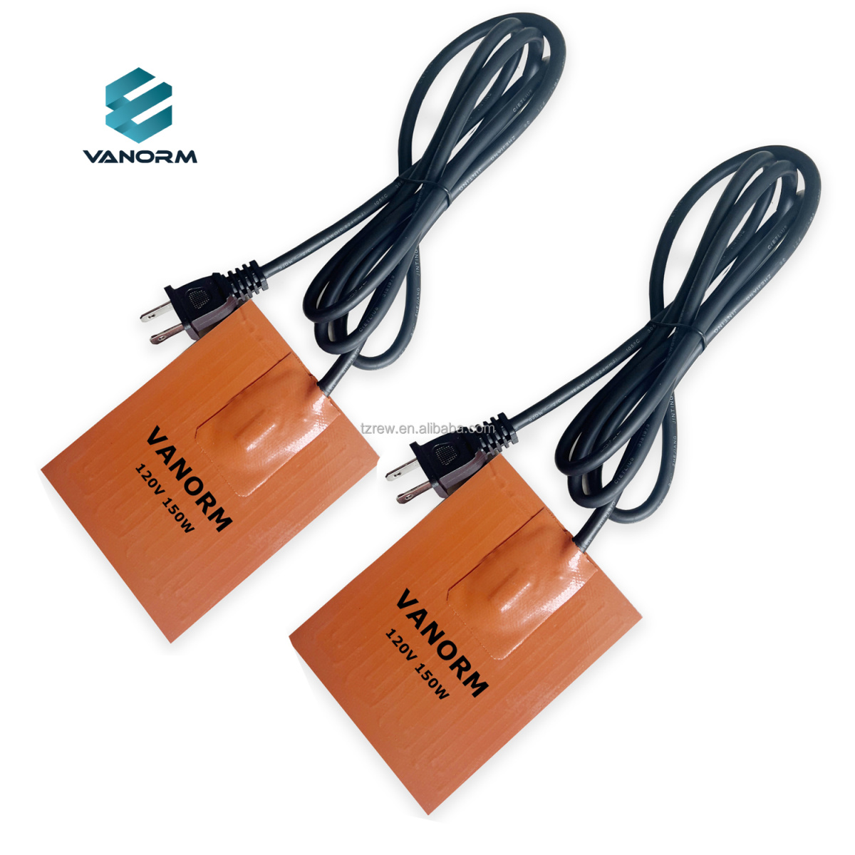 110V 150W 4x5" Self-Adhesive Car Silicone Heating Pad Engine Oil Heater with Thermal Protector for Oil Pan Engine Block - 图片 4