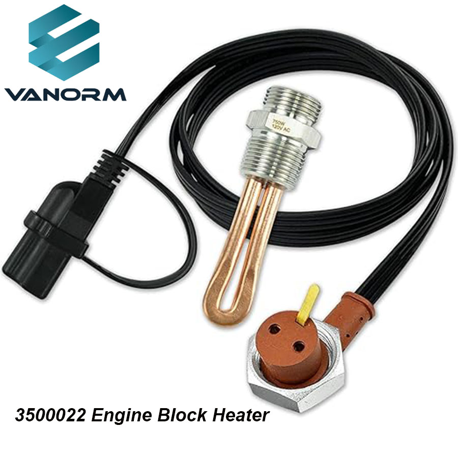 3500022 Engine Block Immersion Heater for Cu-mmins Die-sel Pa-ccar 5.9 6.7L Engine 3/4" เธรด NPT 120 โวลต์ 750 วัตต์