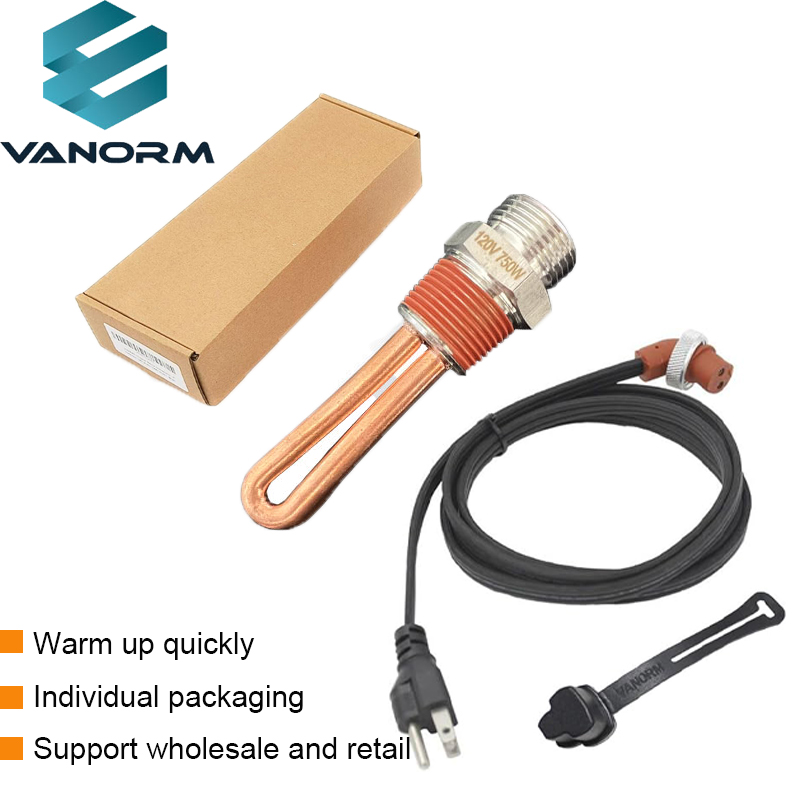 5003619AB Engine Block Heater 120V 750W 3/4''NPT Thread Fit for Dodge Ram 2500 3500 5.9L 6.7L