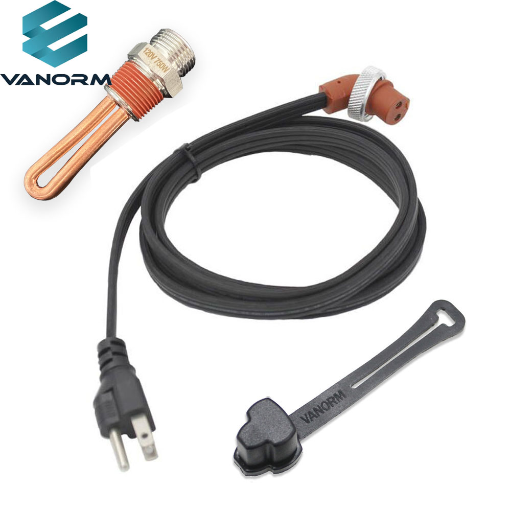 5003619AB Engine Block Heater 120V 750W 3/4''NPT Thread Fit for Dodge Ram 2500 3500 5.9L 6.7L - Image 4