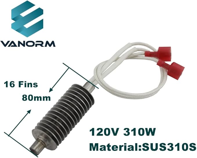 3-20-677200 Harman Pellet Stove Igniter Upgrade Replacement 16Fins 310watts, Stainless Steel Material - Image 4