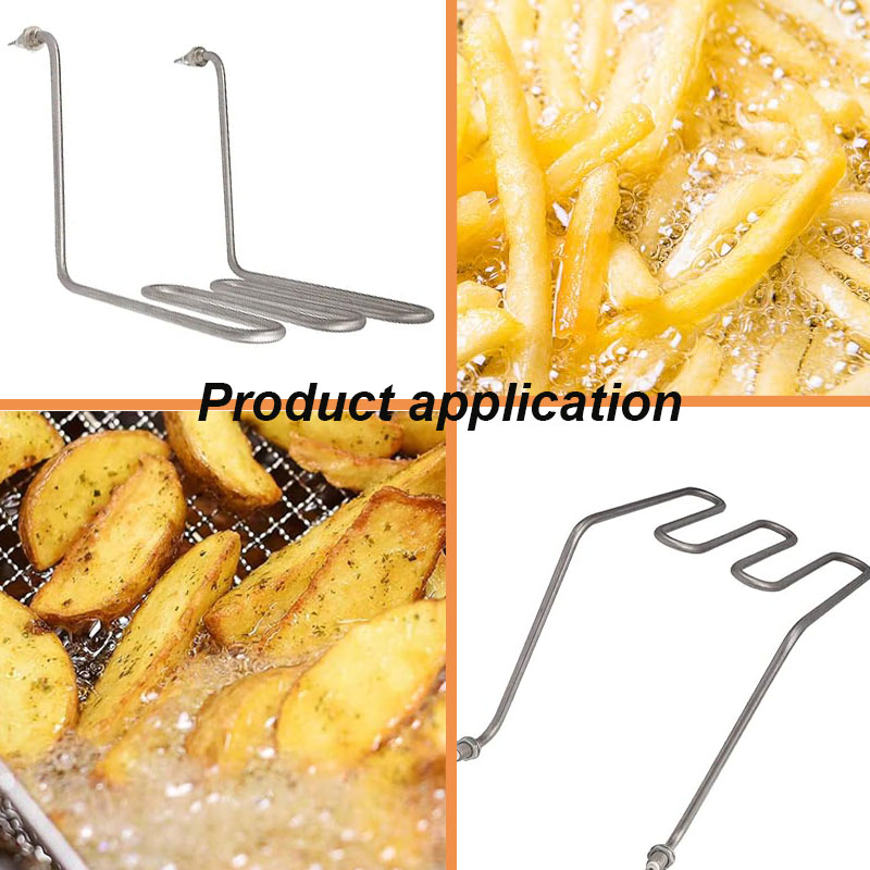 French Fries/Chips Heater Tube 2500W Stainless Steel Heating Element for Fryer Machine Three U Electrical Parts 220V - Image 5