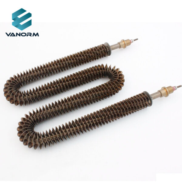 6KW 12kw U W Shaped Industrial Electric Resistance air Heating Element Finned Tubular Heater for Load Bank Resistor