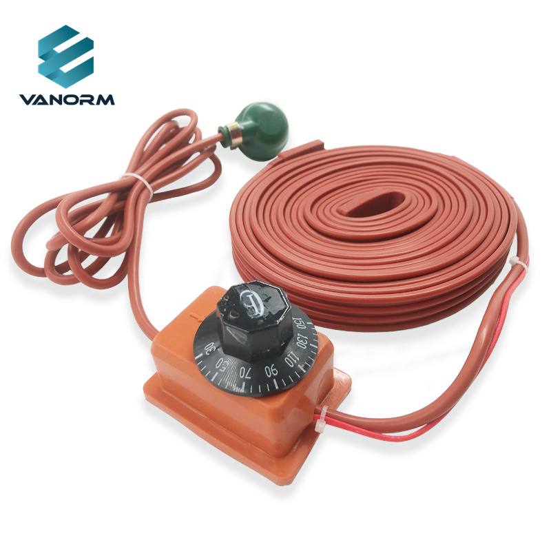 High Temperature 220v 80w Industrial Electric Flexible Silicone Pipe Heating Strip