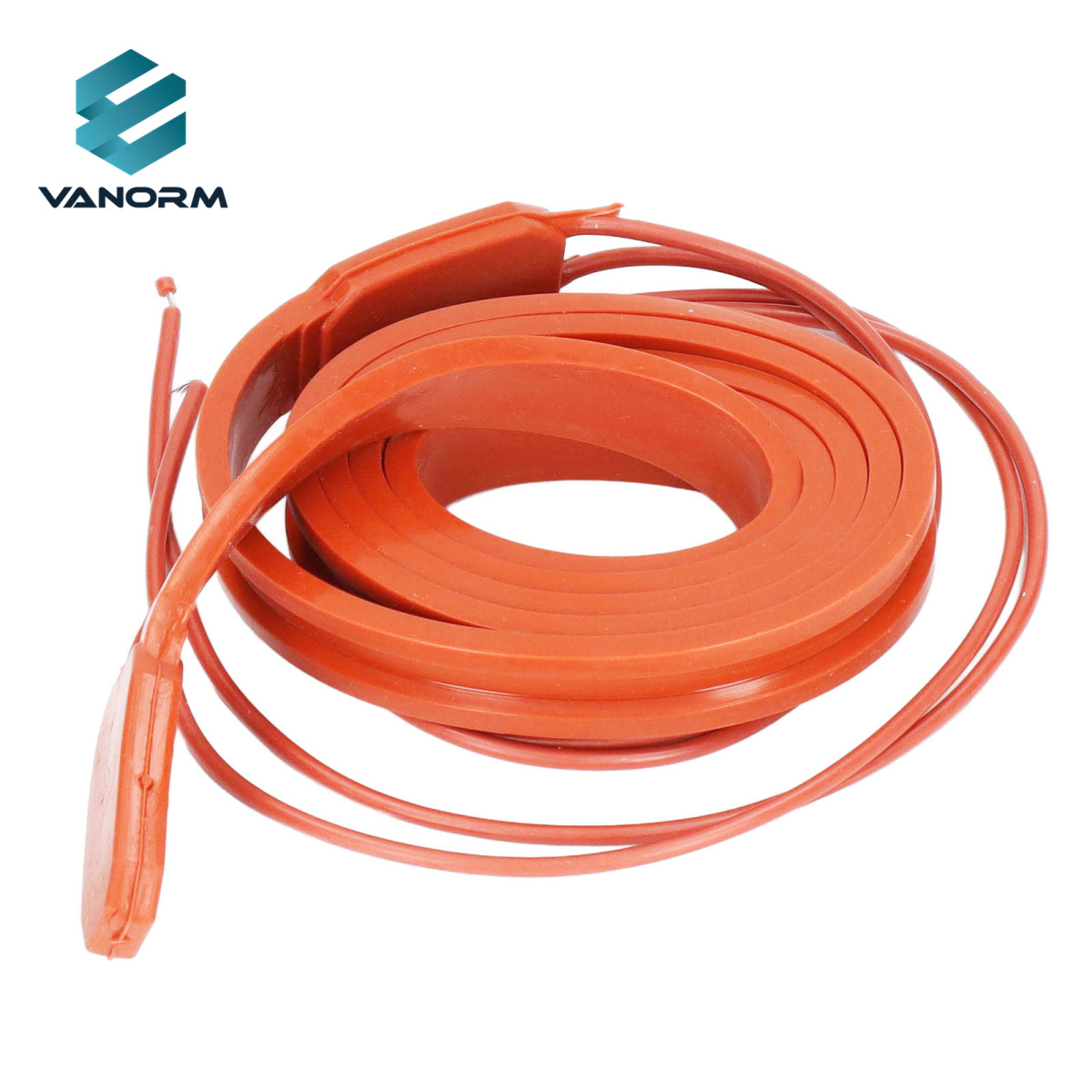220v 100w Electric Heating element Belt Flexible Silicone Rubber Pipe Heater with Thermostat - Image 2