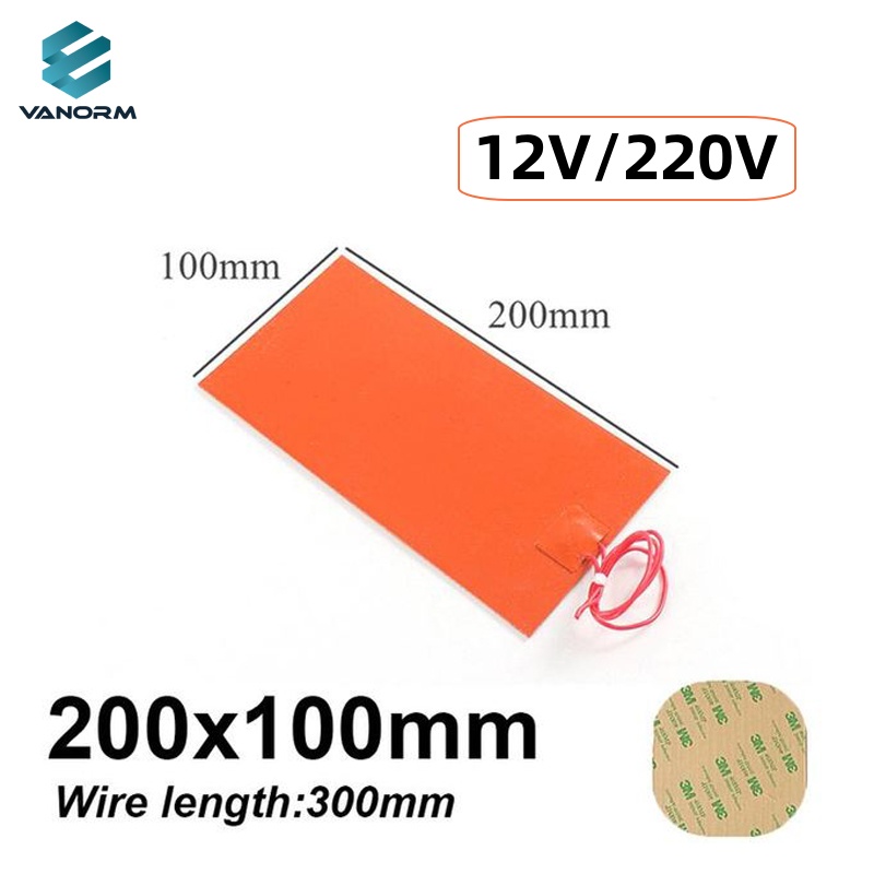 Custom 110V 220V Flexible Silicone Heating Pad Silicon Rubber Heater Band - Kép 2
