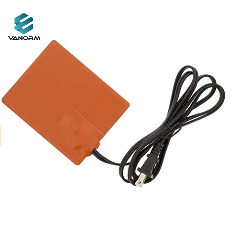 120V/220V Car Engine Heater Oil Pan Tank Heater Electric Heating Pad Waterproof Silicone Rubber Heater With Plug - Image 2