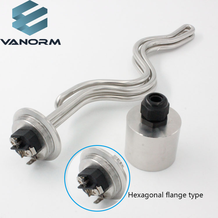 240V 5500W Tri-Clamp Ripple Heating Element Stainless Steel Electric Immersion Water Heater Automatic Motor Competitive Price - Image 4