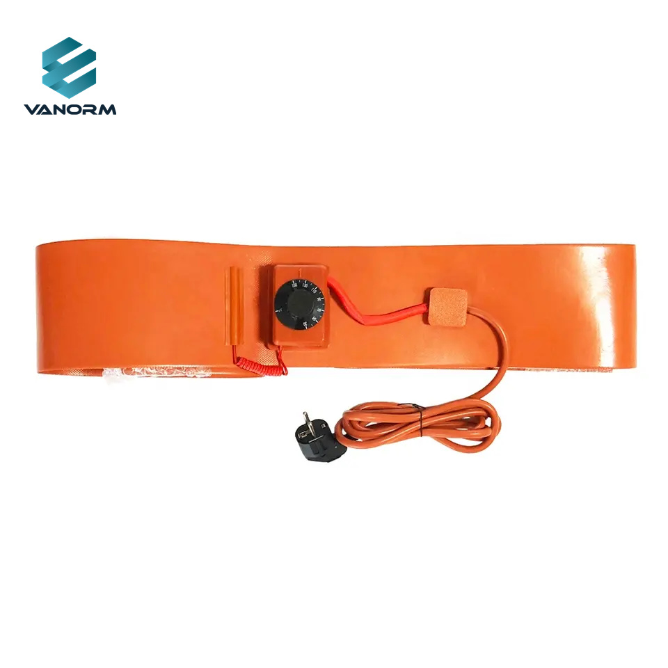 Silicone Rubber 200l Drum Heating Belt Barrel Heating Blanket Drum Heater Jacket - Image 3