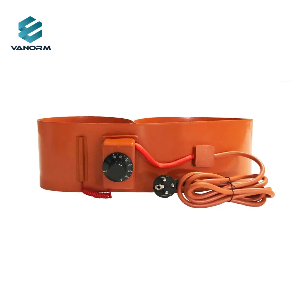 Silicone Rubber 200l Drum Heating Belt Barrel Heating Blanket Drum Heater Jacket - Image 5