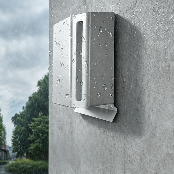 Square H-type Air Vent Hood External Wall Rainproof Vent Cover for Ventilation Intake Exhaust and Fresh Air Circulation System