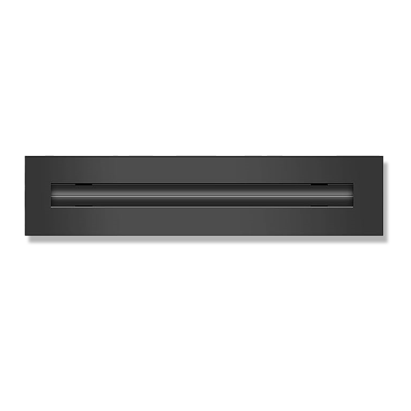 12x2" Linear Slot Diffuser 1 Slot Black Decorative Aluminum Air Vent Cooling Modern AC Vent Cover for Ceiling, Walls & Floors