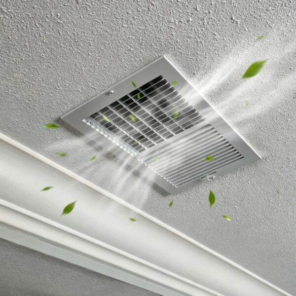 2-Way Adjustable Steel Air Register Vent Cover High Airflow HVAC Ventilation Grille for Wall/Ceiling Air Supply and Circulation