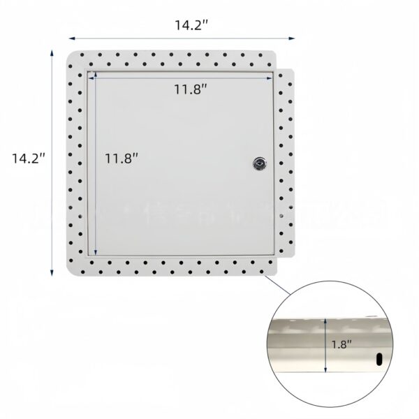 Decorative Concealed Frame Access Panel Lockable Galvanized Steel Gypsum Board Inspection Door for Ceiling Maintenance Access
