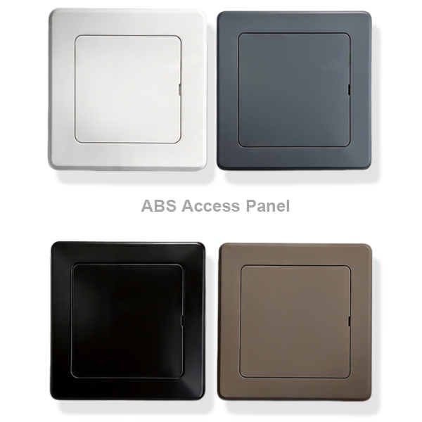 ABS Plastic Access Panel Wall Underfloor Drain Cover Flat-laid Self-adhesive Maintenance Access Panel No Drilling Required