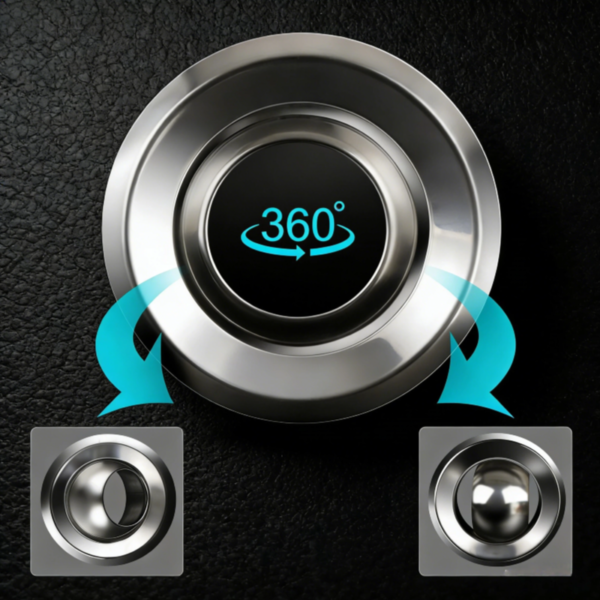 Stainless Steel Spherical Air Outlet Office Adjustable Air Conditioning Jet for Warehouse ,360° Ventilation Outlet Cap