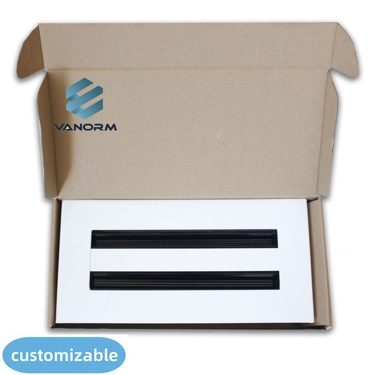 ทันสมัย 10*4" กระจังหน้าเงา 2 สล็อตเชิงเส้น HVAC อากาศช่องระบายอากาศลงทะเบียนสำหรับระบบ HVAC กลางแจ้งที่ทำจากโลหะผสมอลูมิเนียม - ภาพ 3