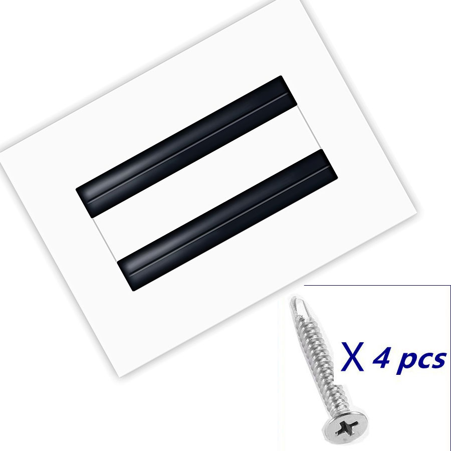 Modern 6*4" Sleek Grille Diffuser 2 Slot Linear HVAC Air Vent Ceiling Register for HVAC Systems - Image 4