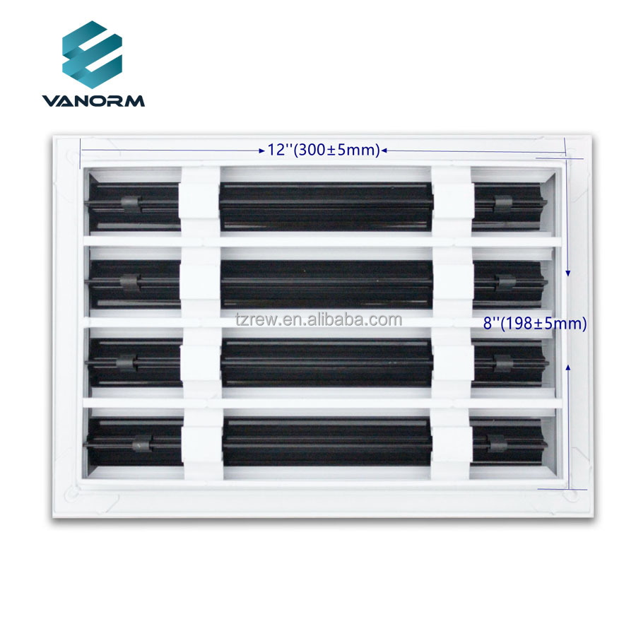 12x8 Modern AC Vent Cover - Decorative White Air Vent - Standard Linear Slot - Register Grille for Ceiling, 墙 & 地板 - 图片 3