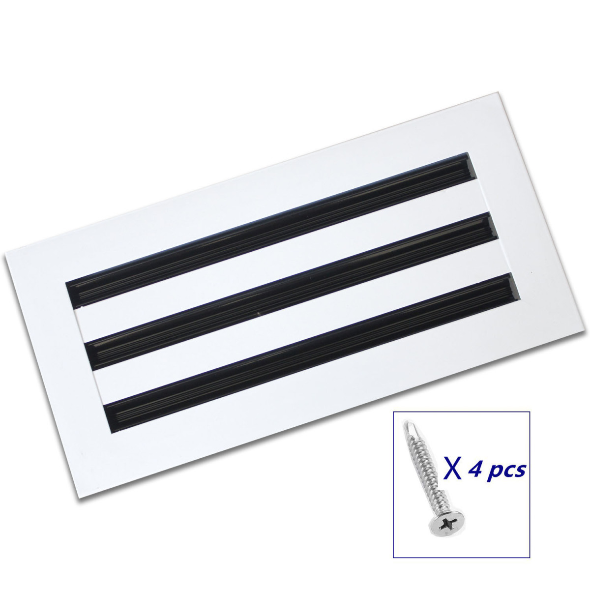 14X6'' Modern Design HVAC Systems Linear Air Vent with 3 Slots Register and Grille Contemporary Ventilation Product - 图片 2