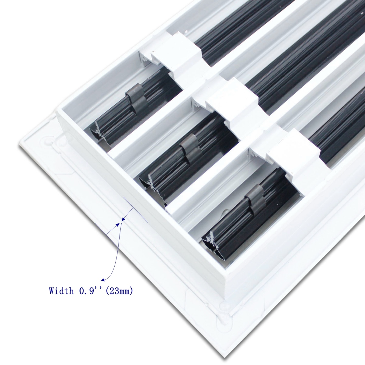 14X6'' Modern Design HVAC Systems Linear Air Vent with 3 Slots Register and Grille Contemporary Ventilation Product - 图片 3